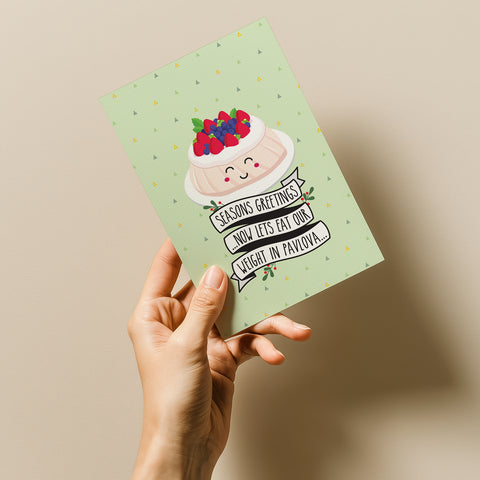 Pavlova Christmas Card