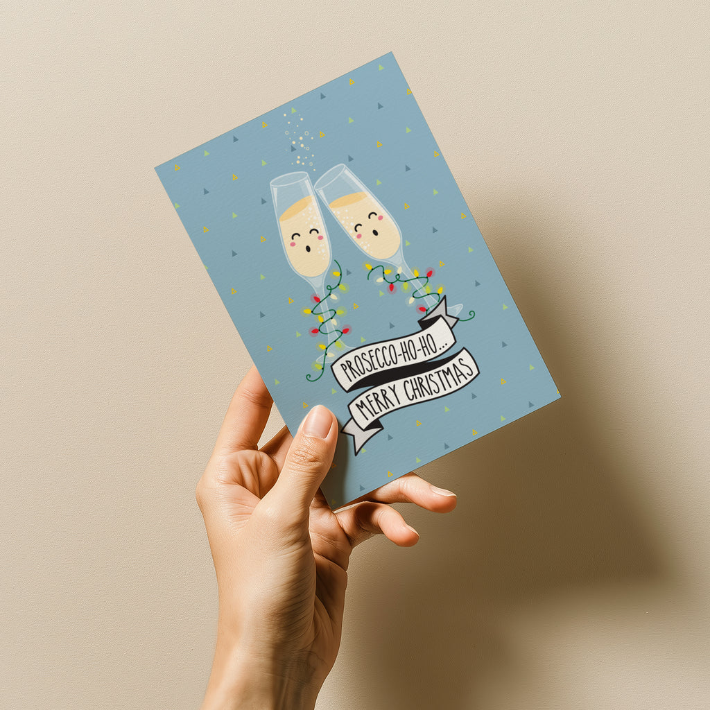 Prosecco Christmas Card