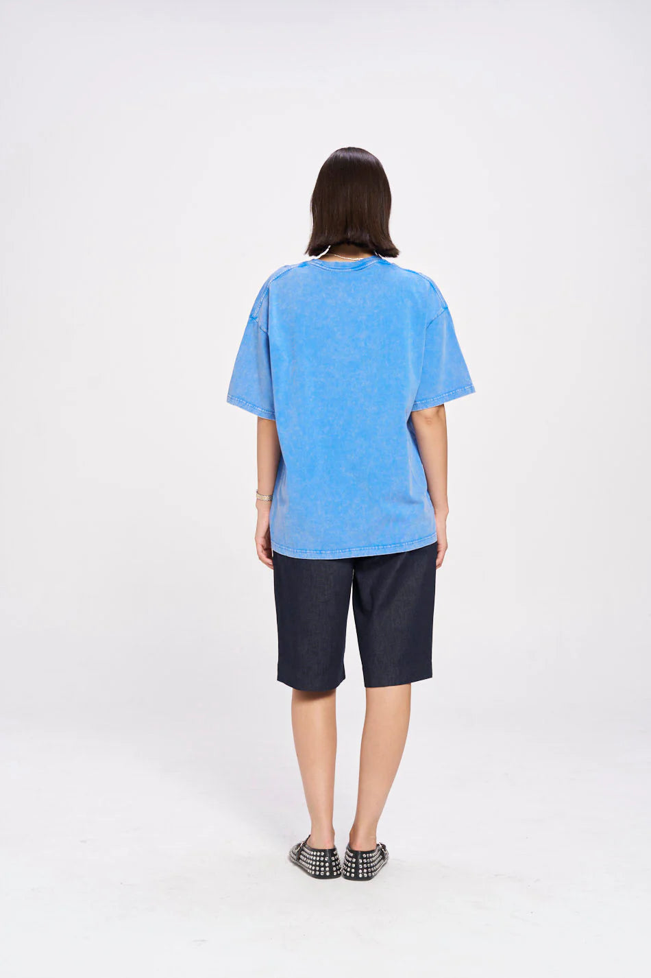 Mermaid La Sirene Tee - Blue (OVERSIZED)