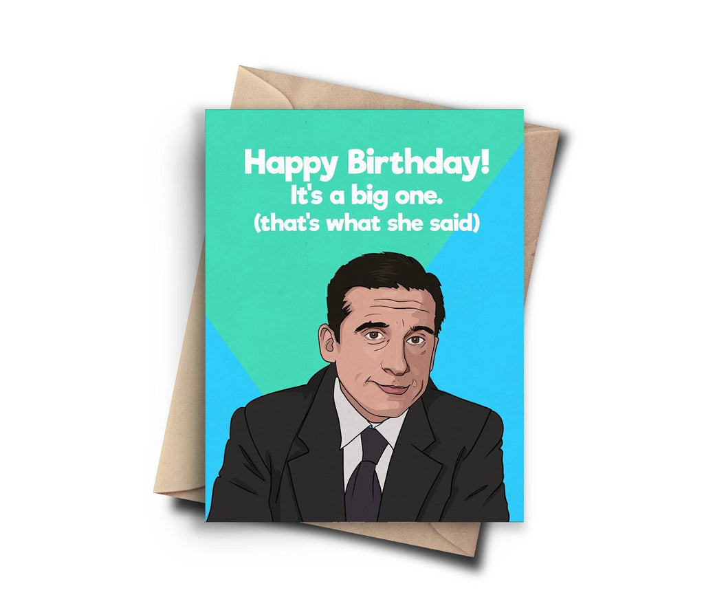 The Office Birthday Card