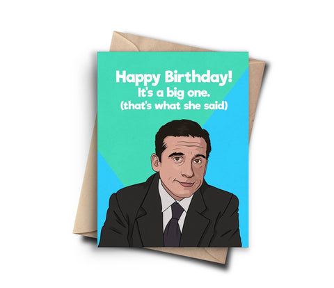 The Office Birthday Card