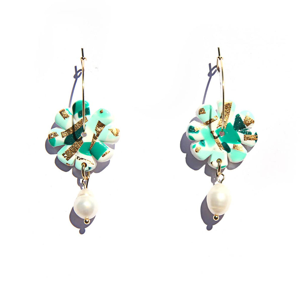 Petite Flowers Emerald