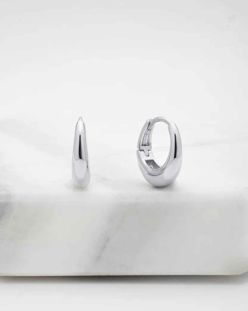 Cleo Hoop - Small/Silver