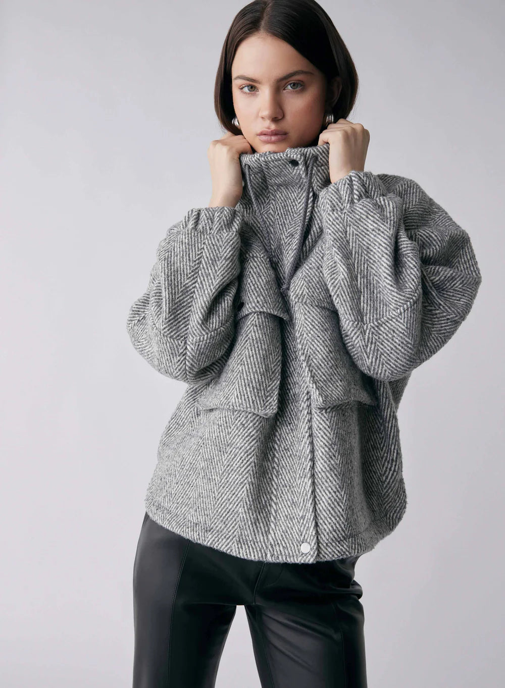 WEEKENDER JACKET - HERRINGBONE