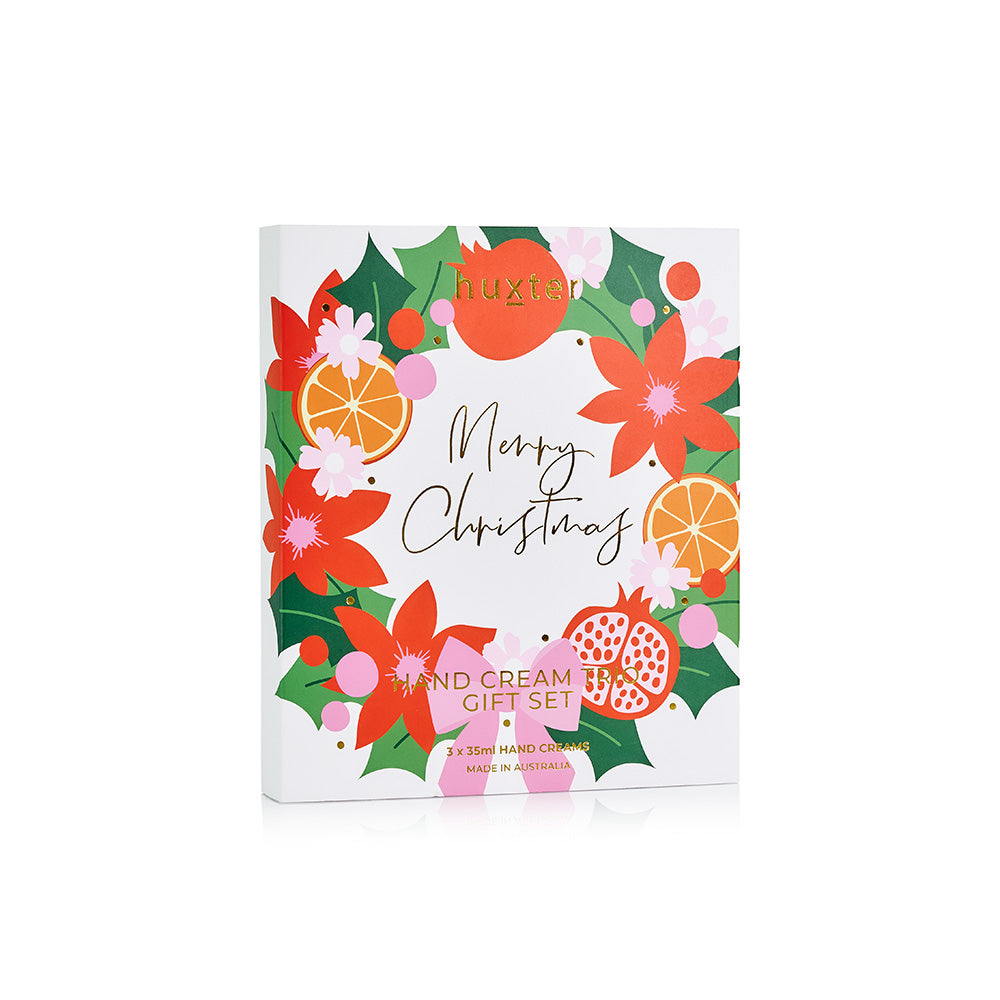 Hand Cream Trio - Xmas Flowers