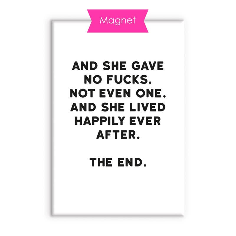 The End Fridge Magnet