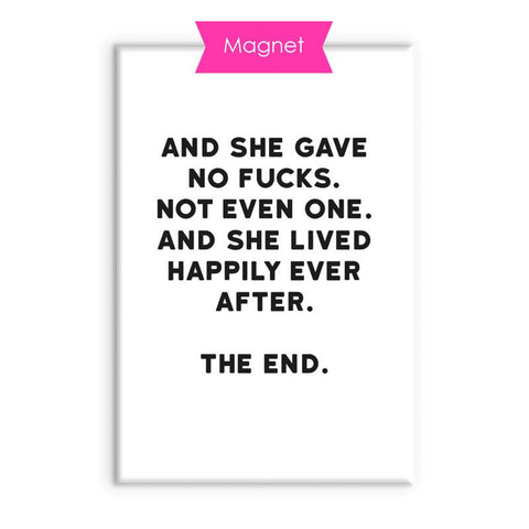 The End Fridge Magnet