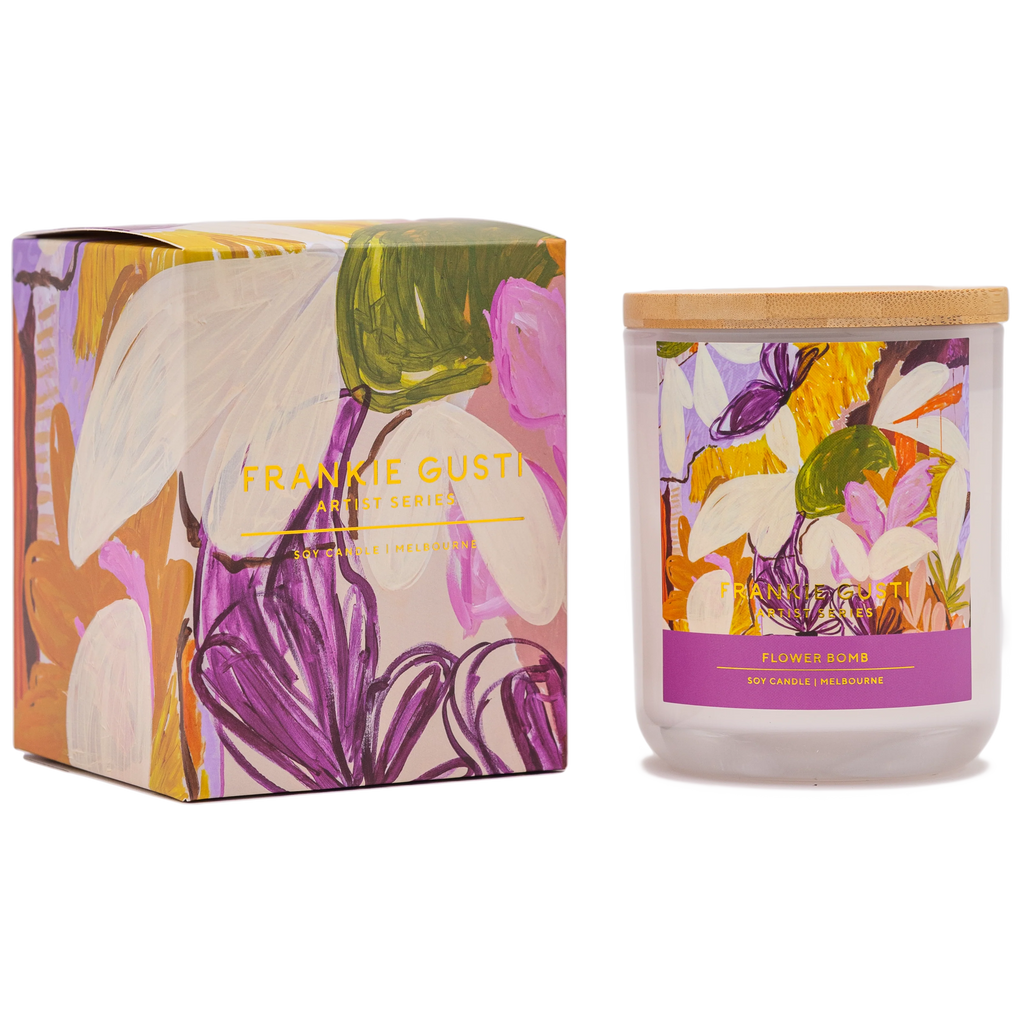 ARTIST SERIES CANDLE | FLOWER BOMB CANDLE | KATE MAYES
