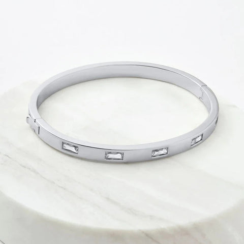 Ebony Bracelet - Silver
