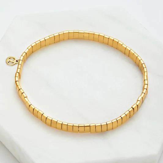 Tile Bracelet - Gold