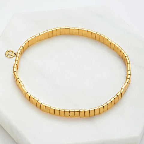 Tile Bracelet - Gold