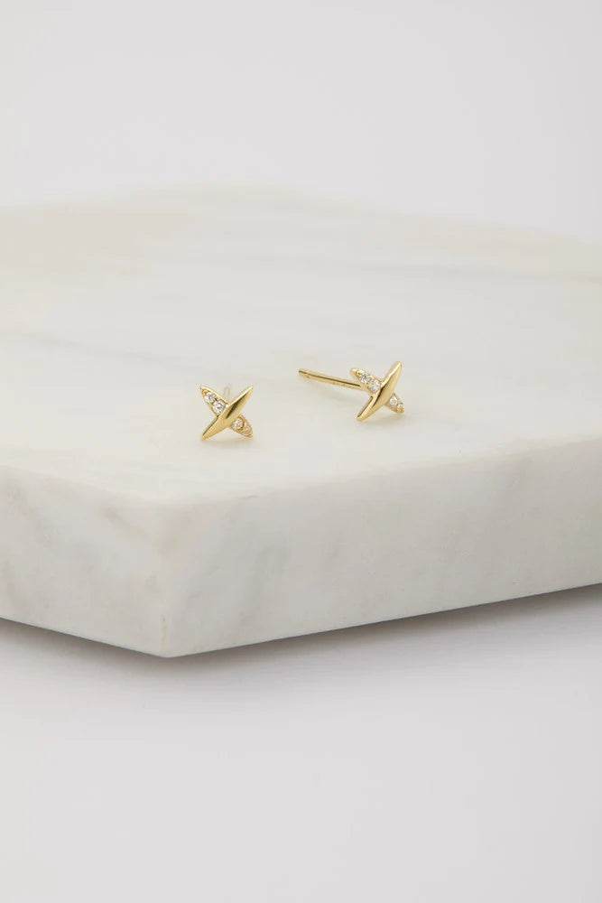 Olivia Stud Earring - Gold