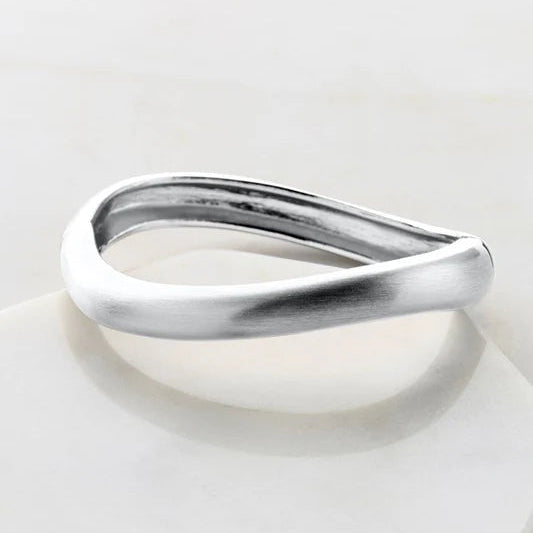 Nara Bracelet - Brushed Silver