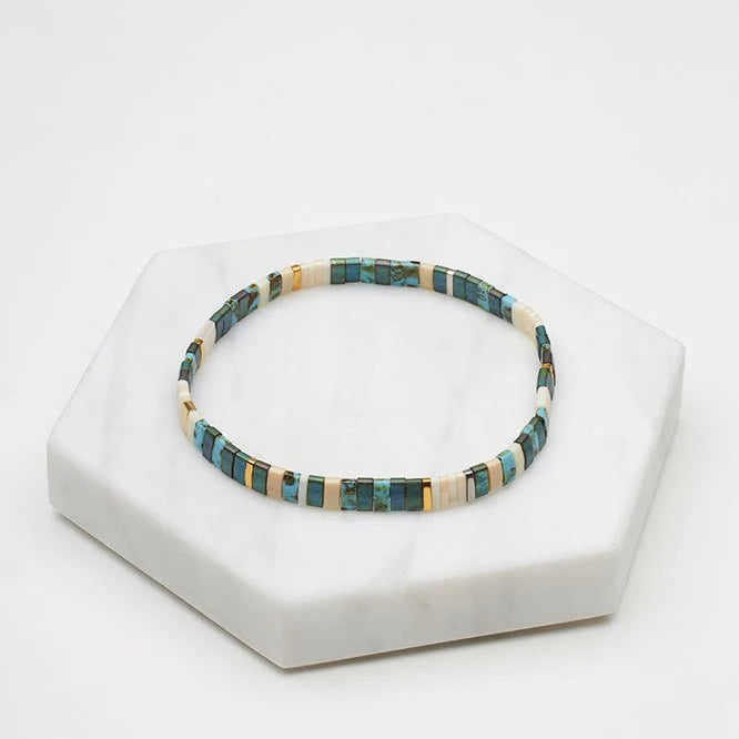 Tile Bracelet - Teal