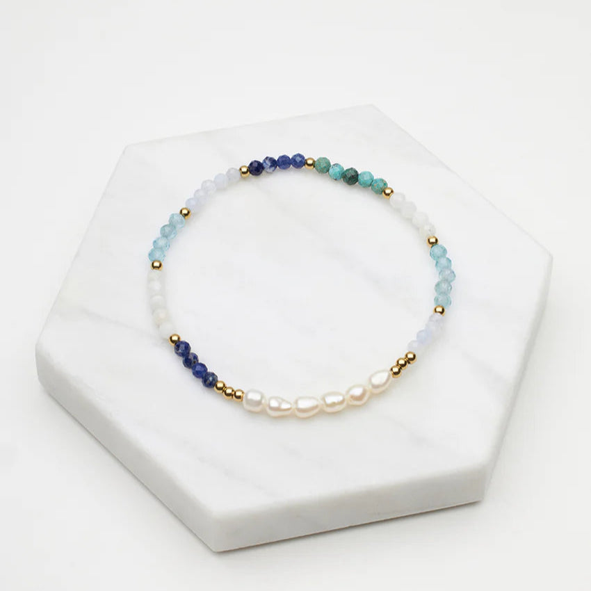 Tiana Bracelet - Teal/Navy