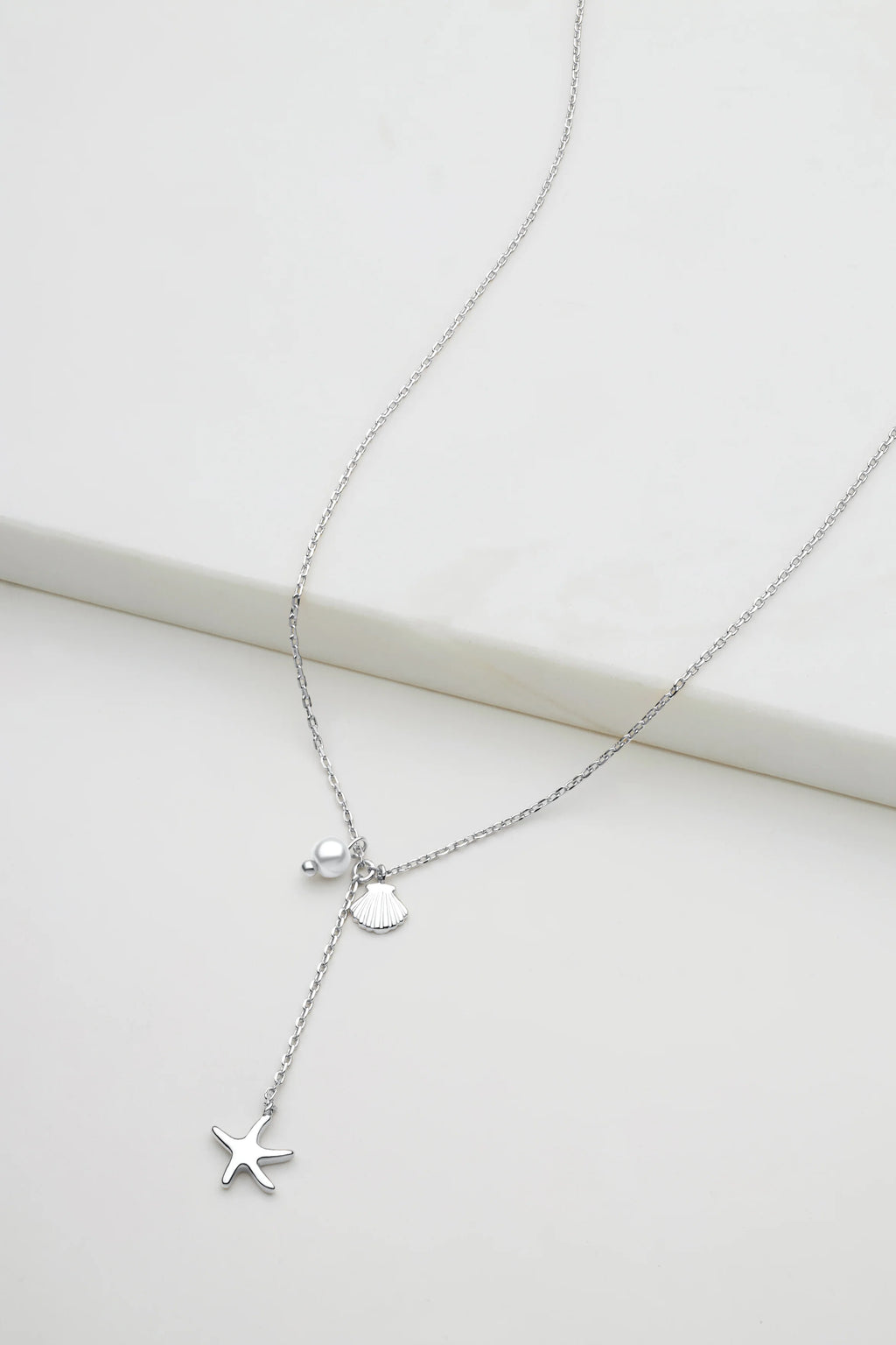 Starfish Mini Necklace - Silver