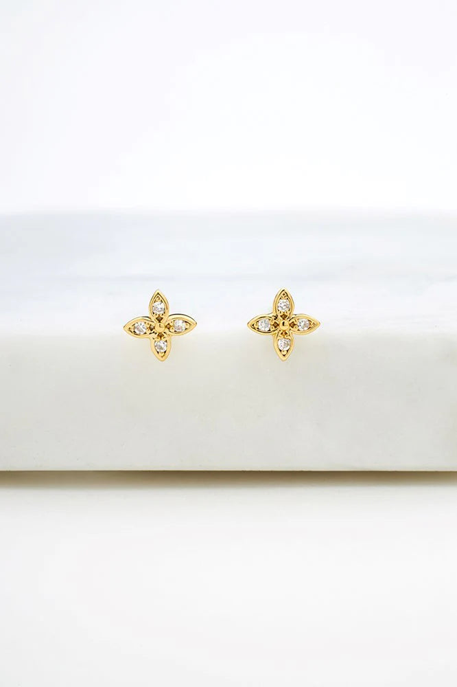 Sammy Stud Earring - Gold