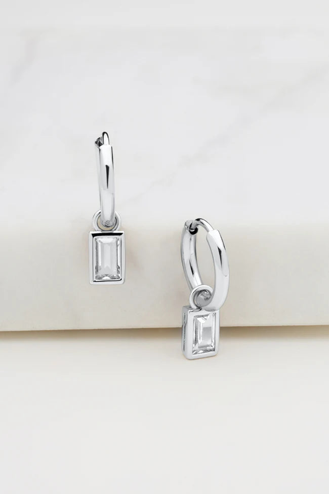 Harlow Huggie - Silver