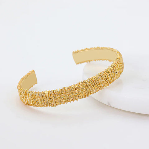 Ophelia Cuff Bracelet - Gold
