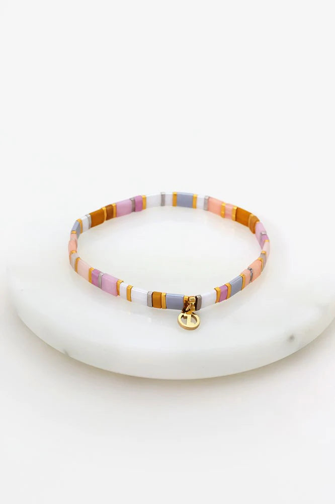 Tile Bracelet - Pastel