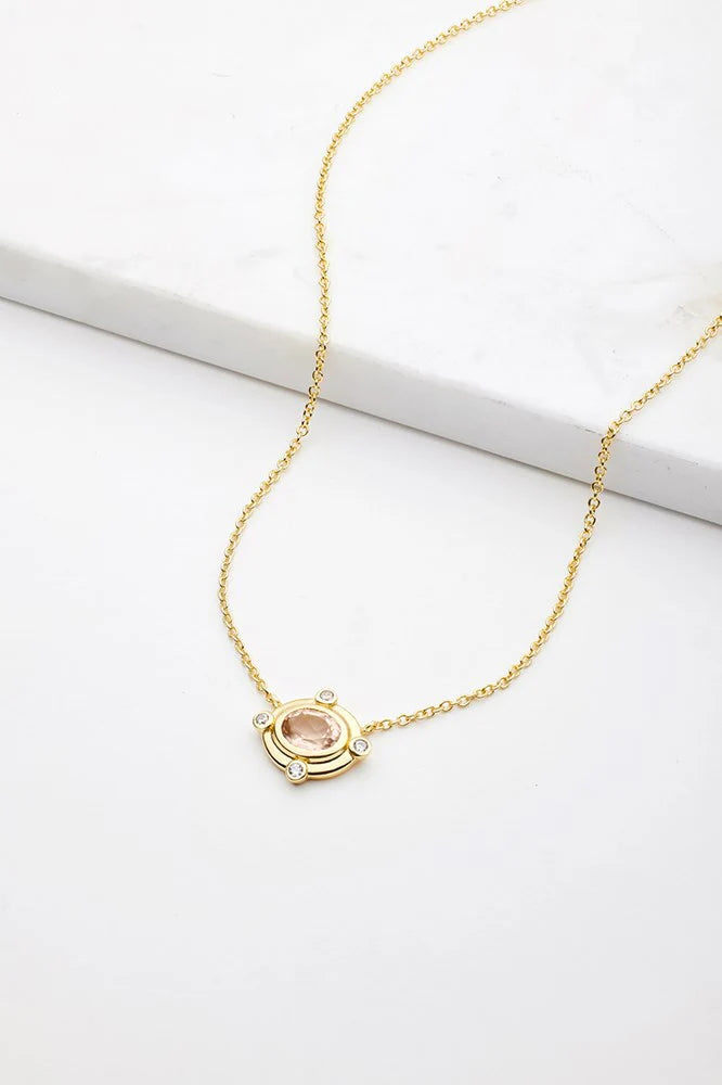 Chloe Necklace - Morganite