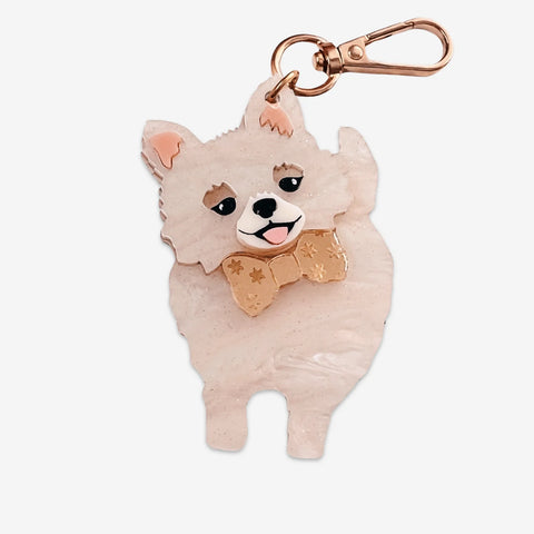 Pomeranian Bag Tag/Keyring