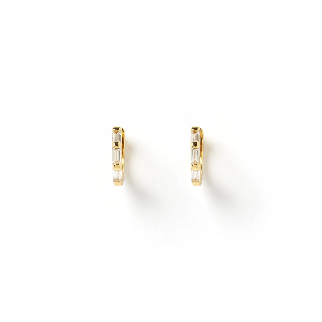 Holi Sml Gold Huggie Earrings