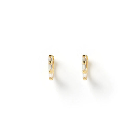 Holi Sml Gold Huggie Earrings