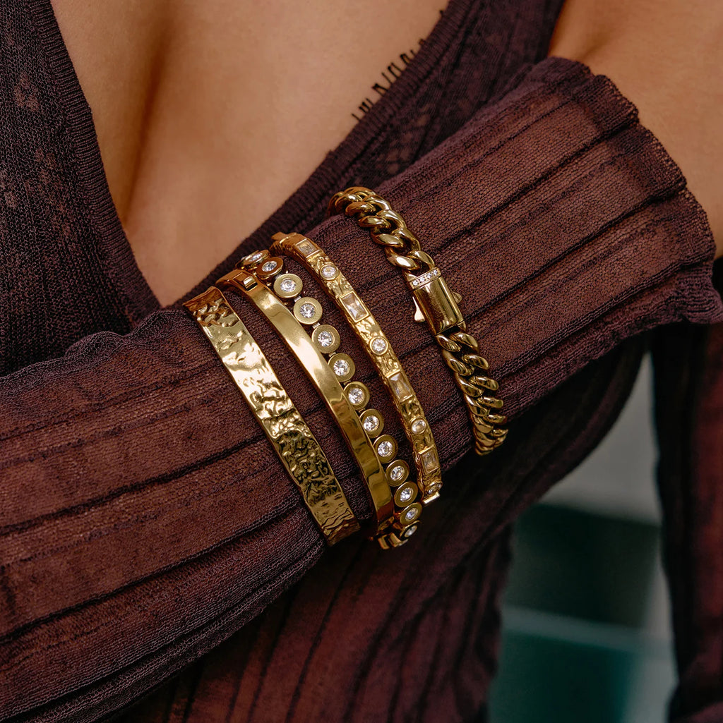 Maeve Gold Bracelet - Stone