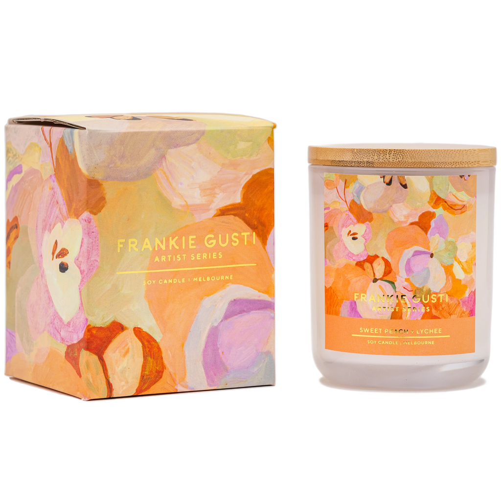 ARTIST SERIES CANDLE | SWEET PEACH & LYCHEE | JADE FISHER