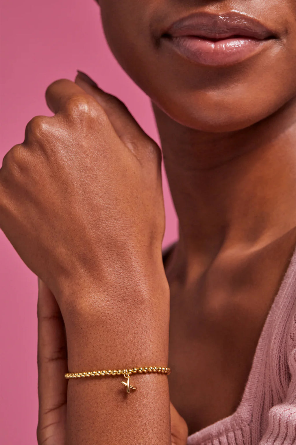 Estella Bartlett Kiss Sienna Bracelet - Gold Plated