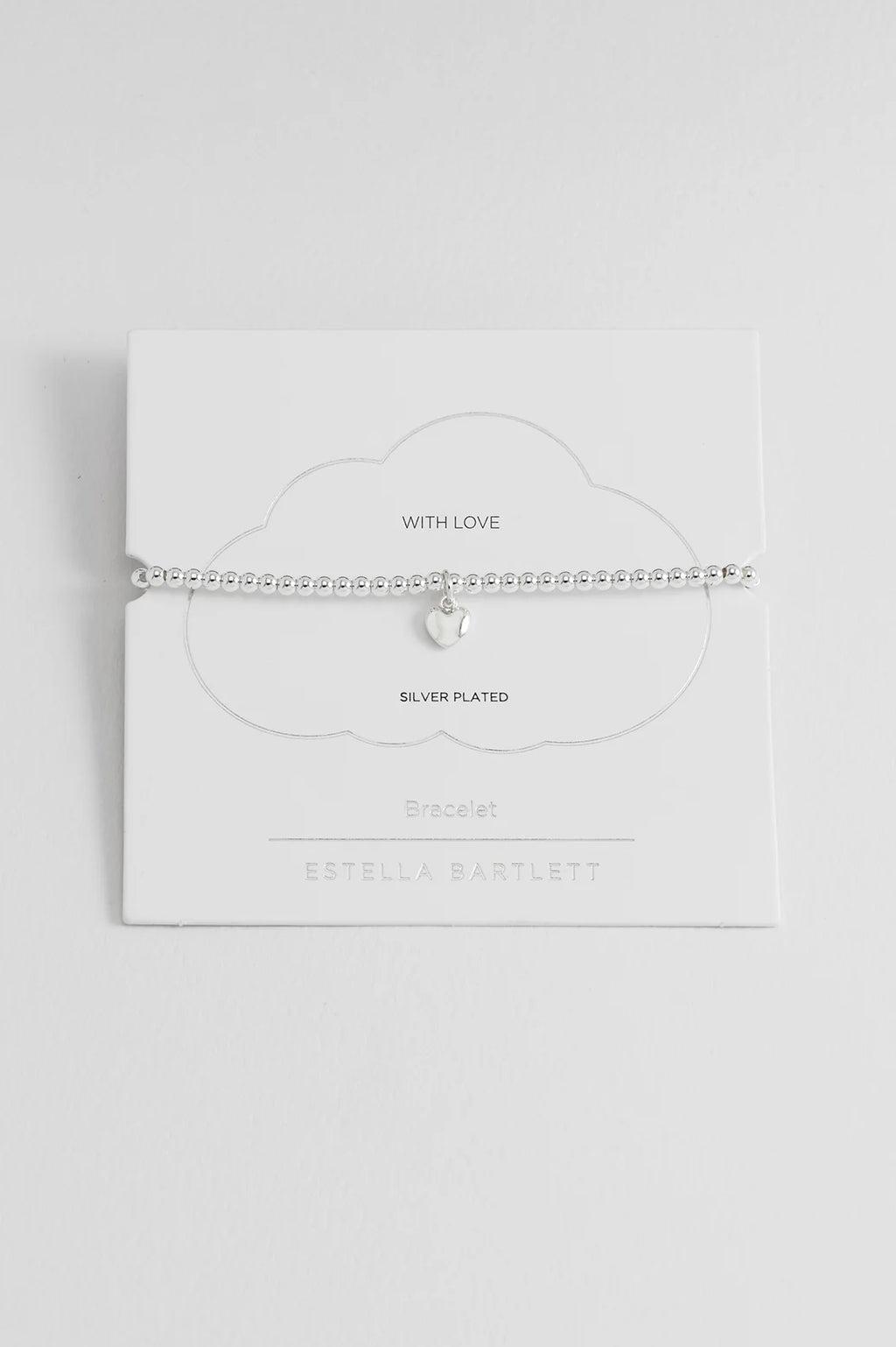 Cushion Heart Sienna Bracelet - Silver Plated