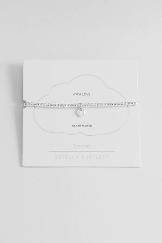 Cushion Heart Sienna Bracelet - Silver Plated