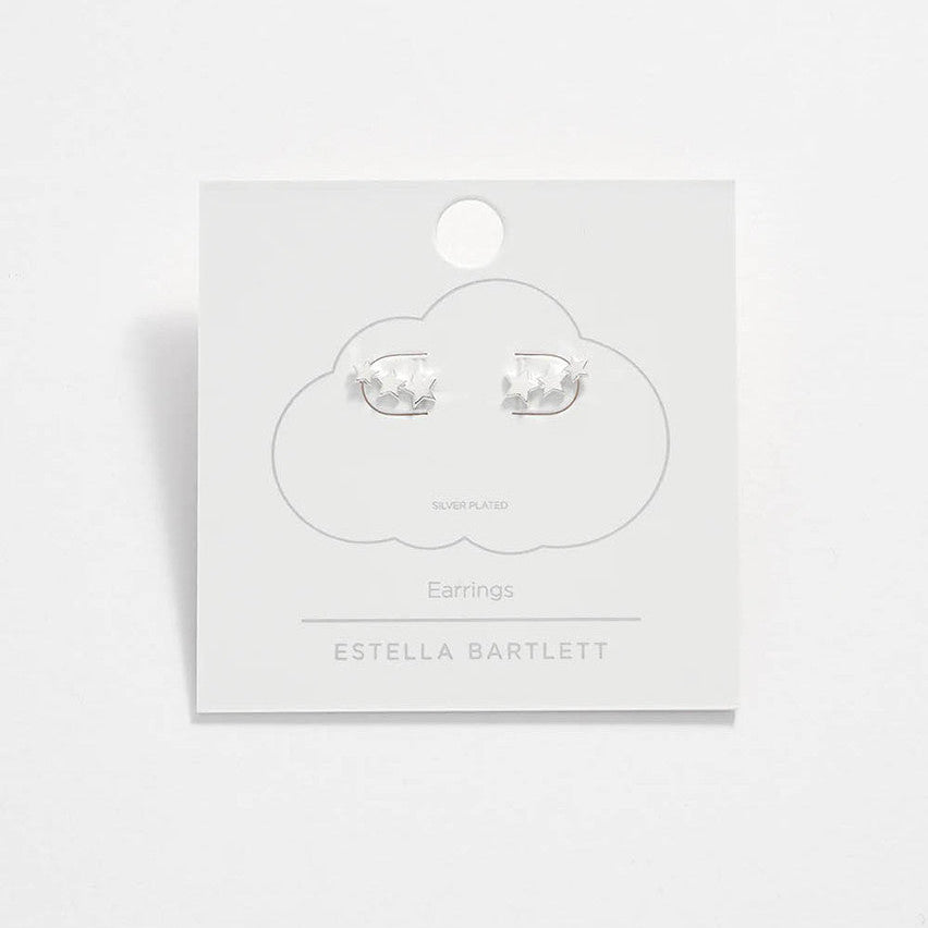 Trio Star Studs - Silver