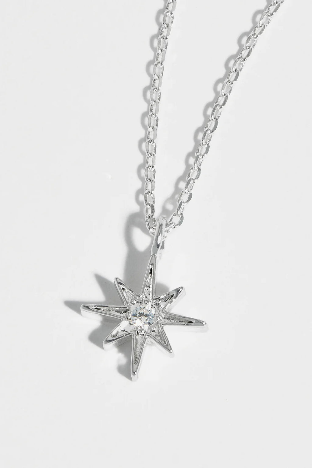 North Star Necklace - Silver Plated