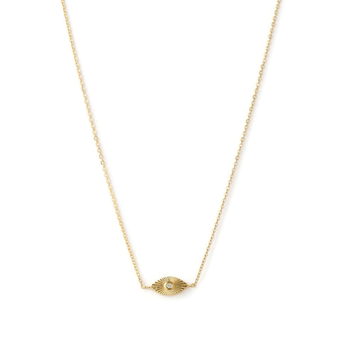 Evil Eye Gold Necklace