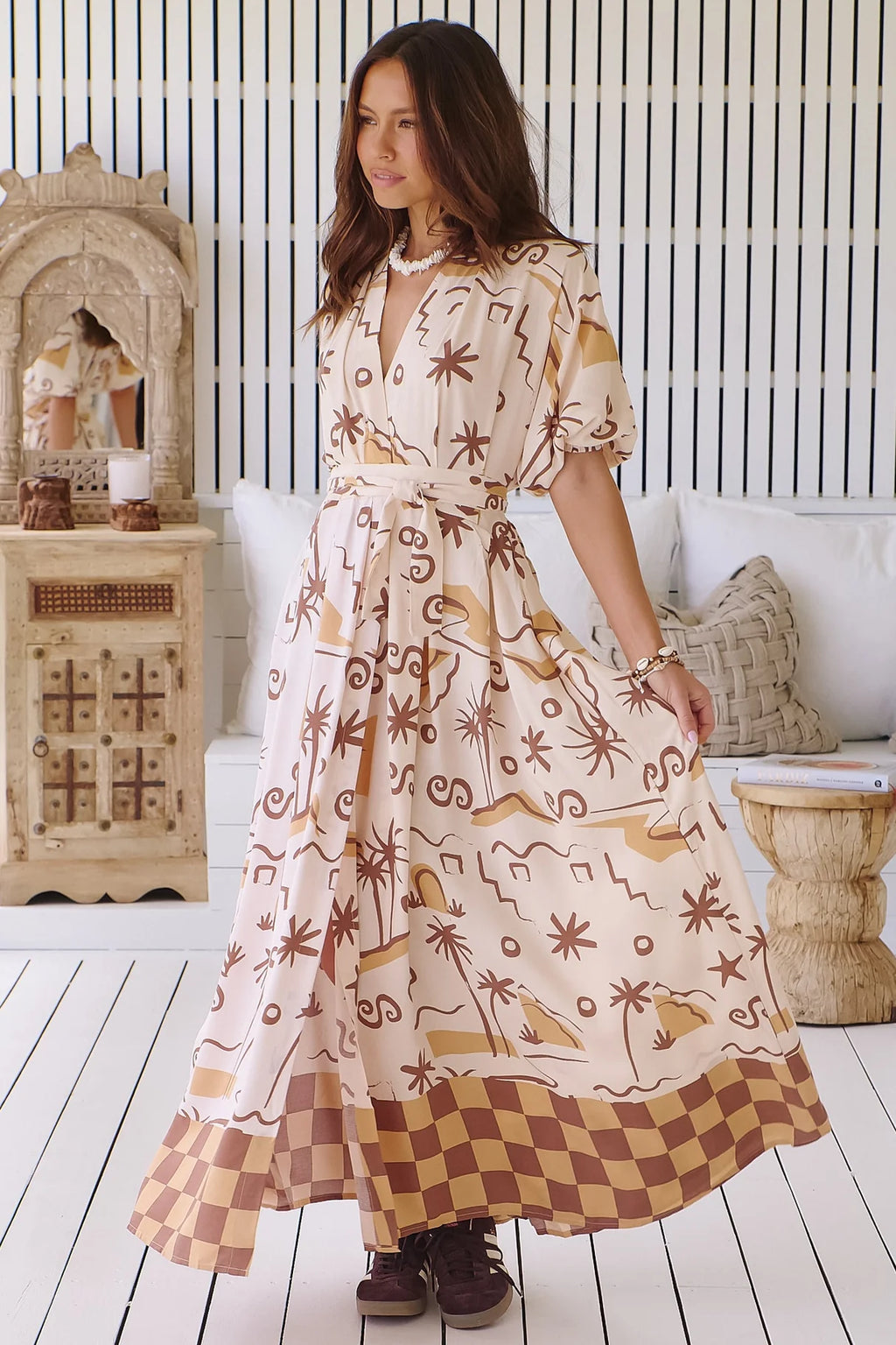 Tuscan Sands Emerson Wrap Dress