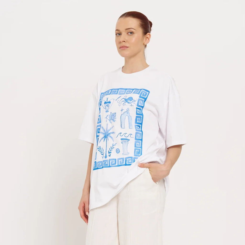 GREEK GODDESS OVERSIZE TEE