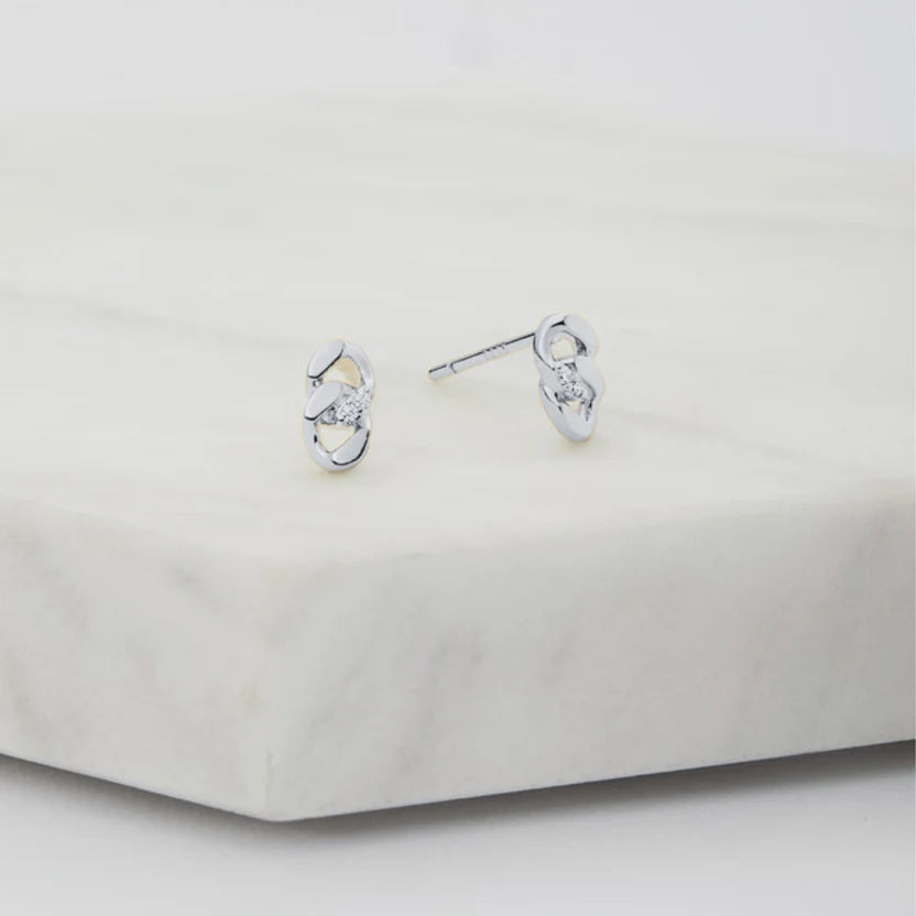 Grace Stud Earring - Silver