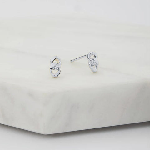 Grace Stud Earring - Silver