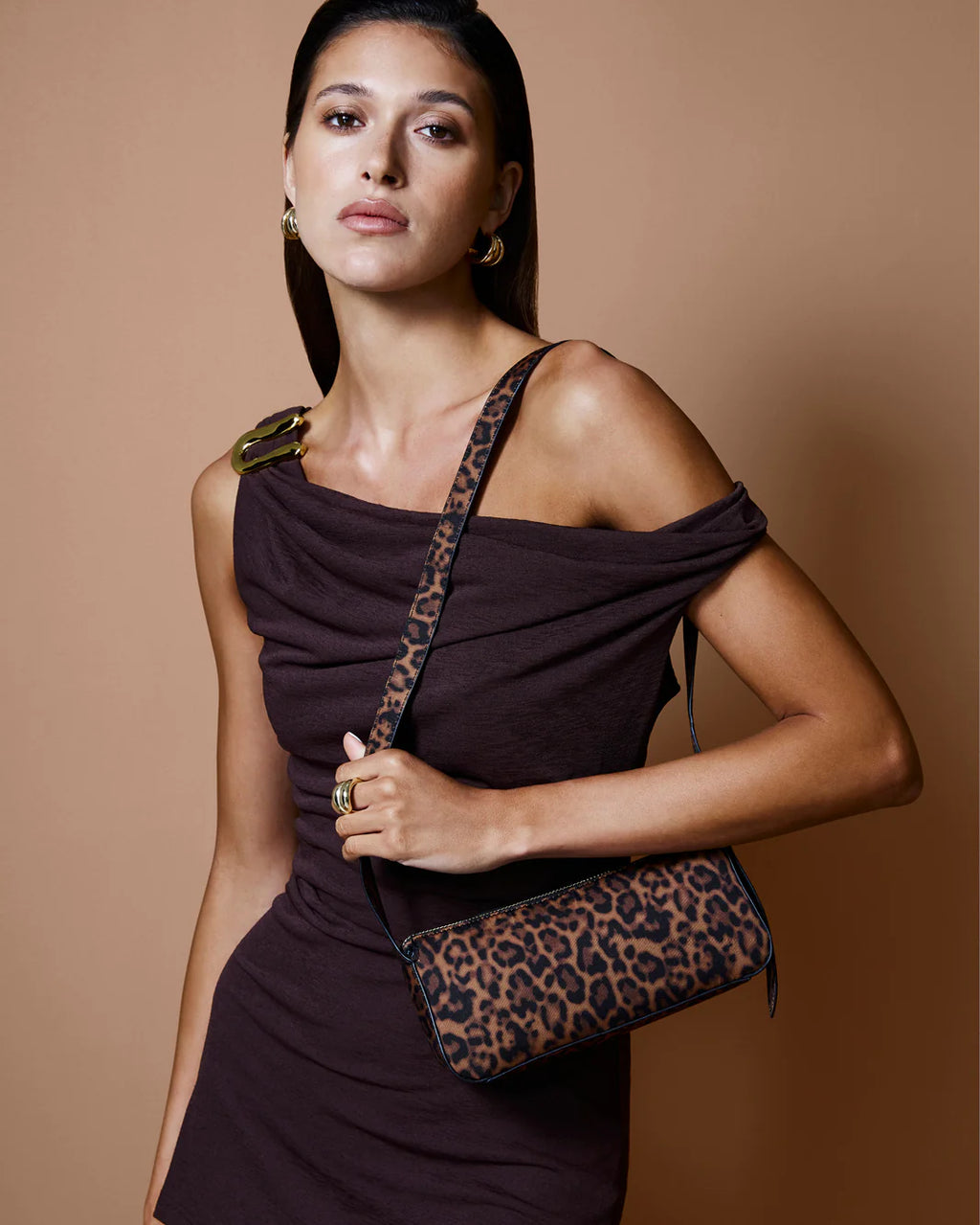 HAILEY SHOULDER BAG - LEOPARD LEO
