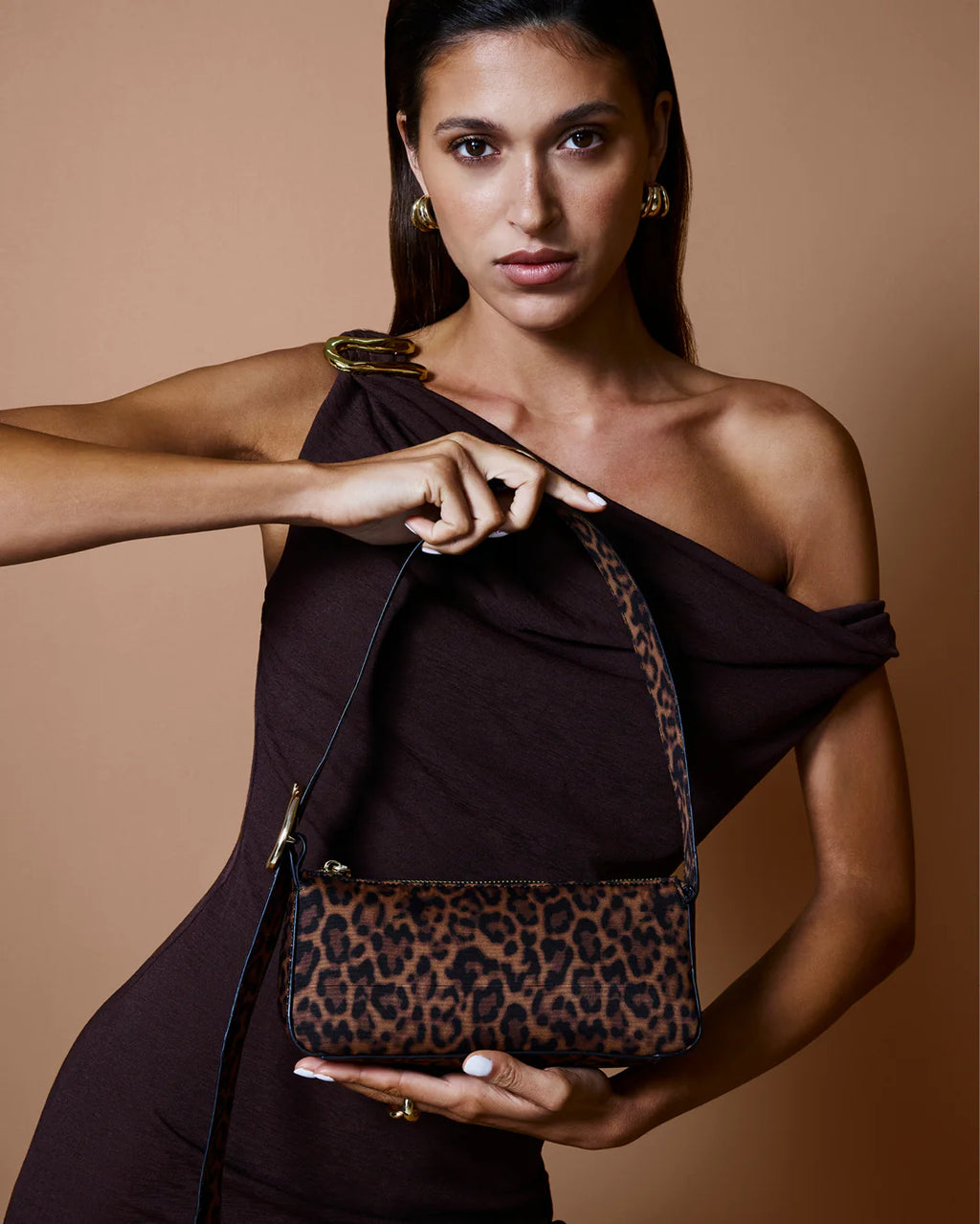 HAILEY SHOULDER BAG - LEOPARD LEO