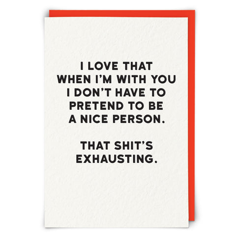 I Love That When...Exhausting