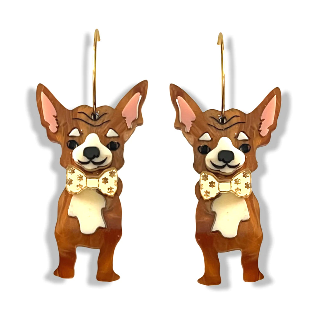 Chihuahua Dangles - Apricot/Cream