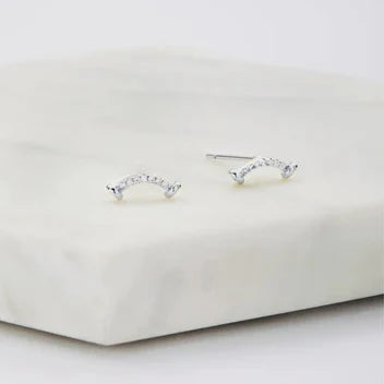 Ella Stud Earring - Silver