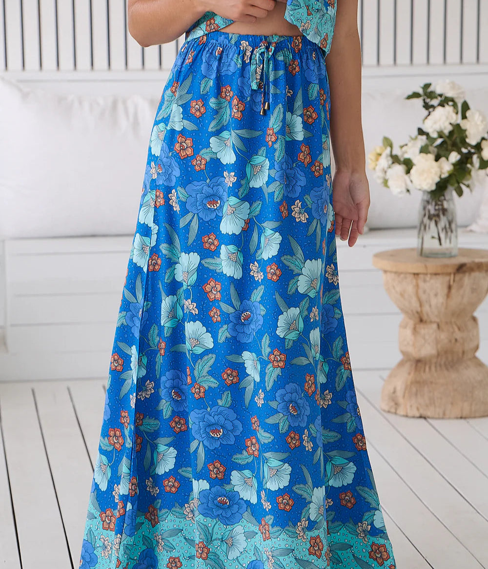 Catalonia Maxi Skirt - Love In Mist