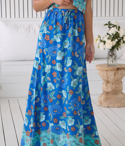 Catalonia Maxi Skirt - Love In Mist