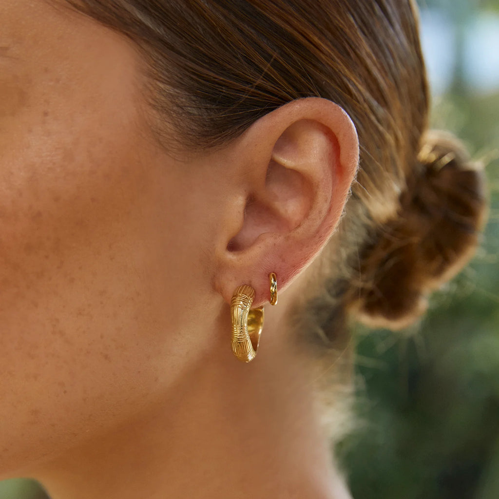Sadie Gold Hoop Earrings