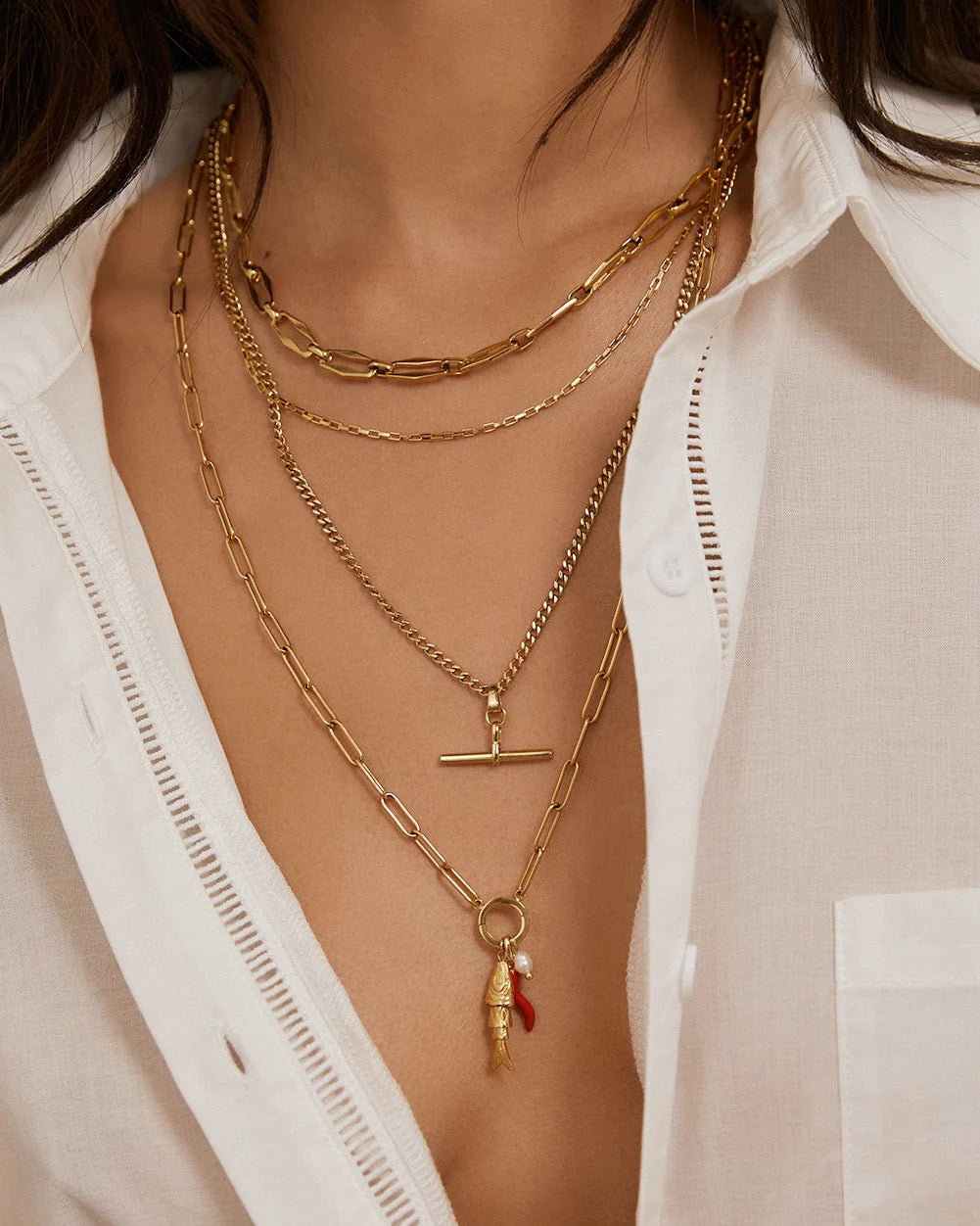 Fishbone Charm