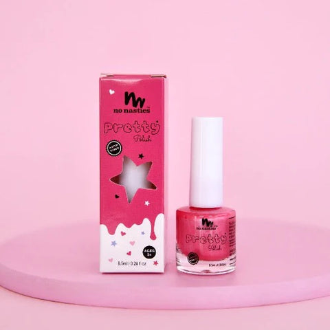 Bright Pink Peelable Kids Nail Polish
